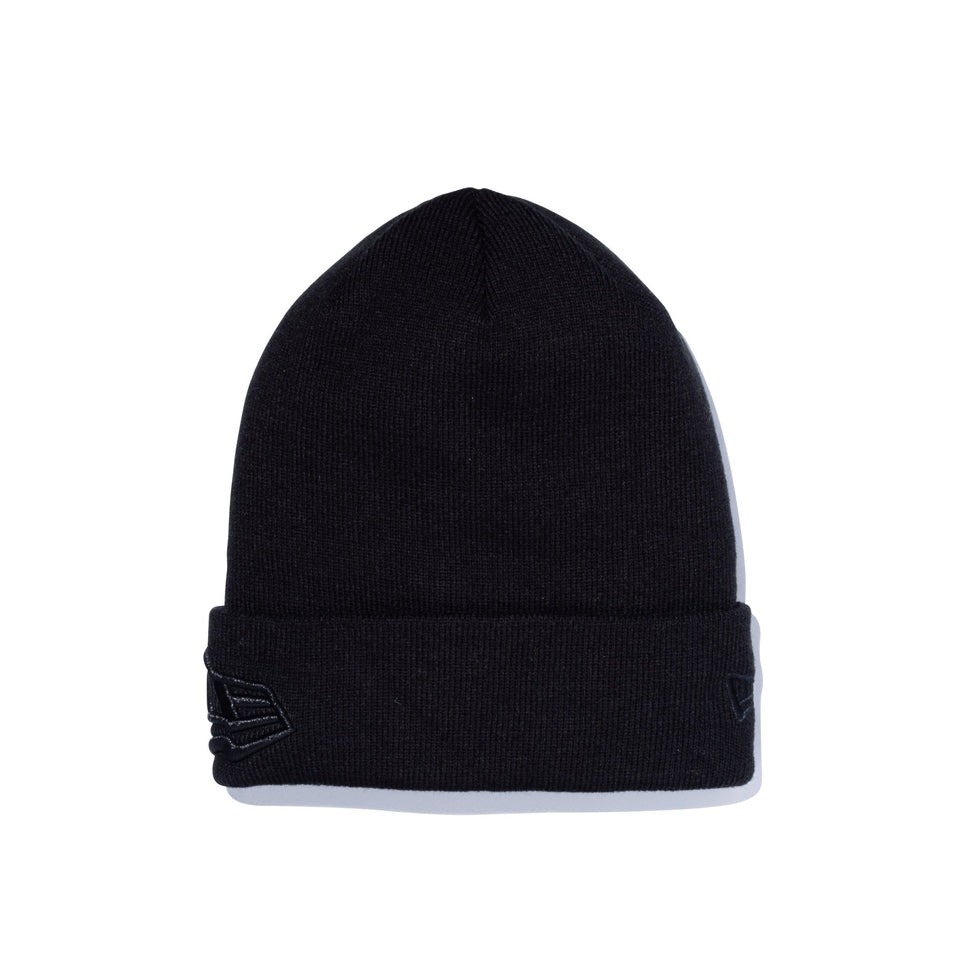 (NEW　ERA)BASIC　CUFF　KNIT　FLAG　BLK　BLKPR 衣料小物 ニットキャップ 13328061 3