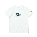 【5と0のつく日 エントリーで00:00-23:59までポイントアップ】NEW ERA (ニュ-エラ) YOUTH SSCT BOX LOGO WHI スポーツカジュアル ボーイズトップス 13516689-WHT