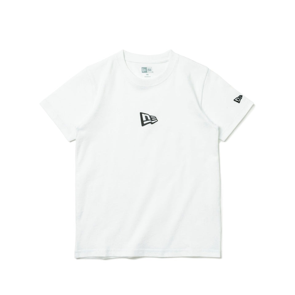 NEW　ERA YOUTH　SSCT　FLAG　LOGO　WHI スポーツカジュアル ボーイズトップス 13516686-WHT