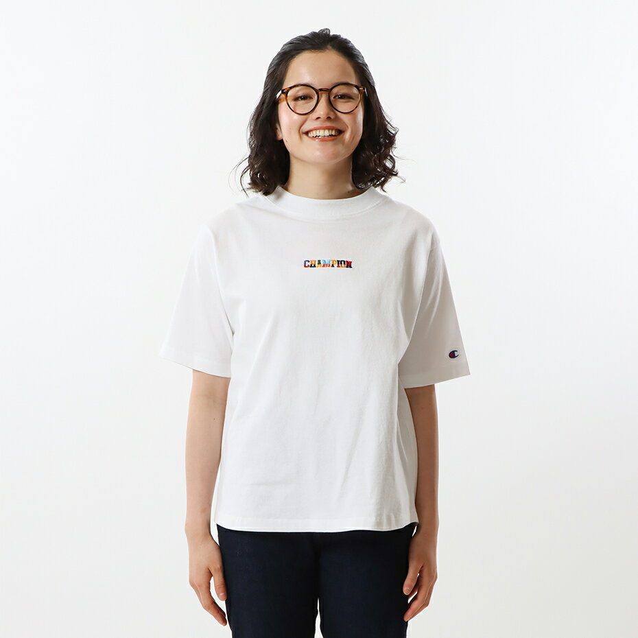 チャンピオン SHORT　SLEEVE　T－　SHIRT スポーツカジュアル レディスカットソー CW-X305-010 2