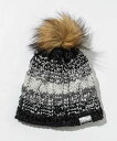 (フェニックス)Gradation Fur B EANIE ウインター用品 ニット帽 ESG22HW60 BLACK