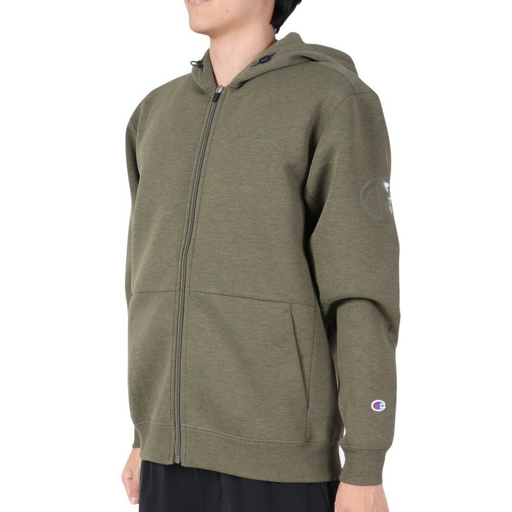 チャンピオン 【5と0のつく日　エントリーで00:00-23:59までポイントアップ】チャンピオン TW　　3LS　ZIP　HOO　DED　SWEAT トレーニングウエア スウェットパーカー C3-YS101-622