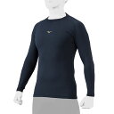 【1日ワンダフルデーエントリーでポイントアップ!】ミズノ アンダーローネックナガ23AW MP 野球 アンダーシャツ 12JAAC8114