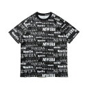 NEW ERA (ニュ−エラ) PA SS TC TEE AO PRINT BLK スポーツカジュアル メンズカットソー 14121964-BLK