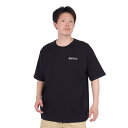 【5と0のつく日 エントリーで00:00-23:59までポイントアップ】RVCA SERIF スポーツカジュアル メンズカットソー BE04A-231-BLK