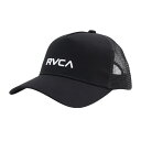 RVCA RECESSION TRUCK ER 衣料小物 キャップ BE041-913-BLK