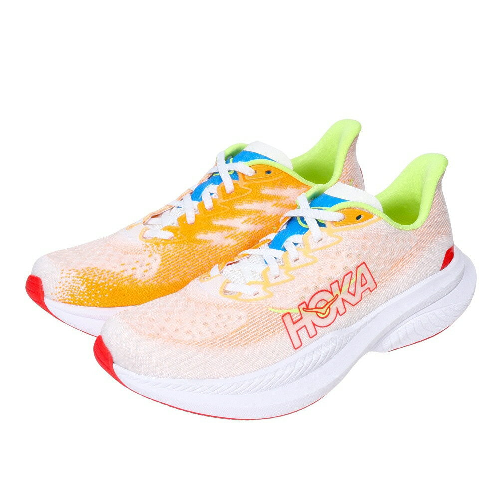 【5と0のつく日　エントリーで00:00-23:59までポイントアップ】HOKA　ONEONE M　MACH　6 シューズ レーシングシューズ 1147790-WLR
