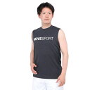 デサント SUNSCREEN TOUGH ソフトハイゲージ スリーブレ トレーニングウエア タンクトップ DMMXJA59-BKM