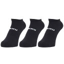 2XU Ankle Socks 3 P ack 陸上 陸上小物 UQ6551e-BLK/WHT(4)
