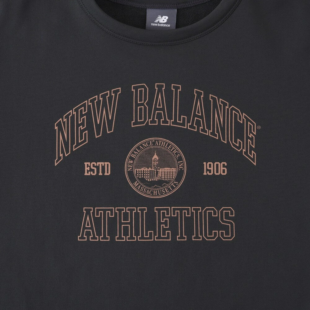 ニューバランス スウェットクルー トレーニングウエア スウェットシャツ ABT45504-ACK