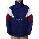 SESSIONS CHAOS PULLOVER JACKET スノーボード Mジャケット 24SSFW230013NAV