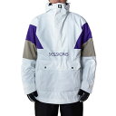 SESSIONS CHAOS PULLOVER JACKET スノーボード Mジャケット 24SSFW230013WHT