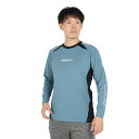 デサント 長袖バレーボールシャツ バレーボール プラクティスシャツ DV4FLT02U BL/BK