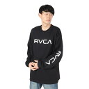 【5と0のつく日 エントリーで00:00-23:59までポイントアップ】RVCA BIG RVCA LT スポーツカジュアル メンズカットソー BE042059...