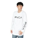 【5と0のつく日 エントリーで00:00-23:59までポイントアップ】RVCA BIG RVCA LT スポーツカジュアル メンズカットソー BE042059...