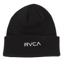 RVCA DOUBLE FACE 衣料小物 ニットキャップ BE042948-BLK