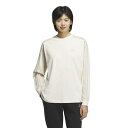 アディダス W ESS+ 3S LS Tシ ャツ トレーニングウエア 長袖Tシャツ JUP43-JW4497