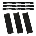 【5と0のつく日 エントリーで00:00-23:59までポイントアップ】ウィルソン PRO OVERGRIP V2 .0 BLACK 3PK ラケットスポーツ グリップテープ TBD17