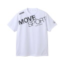 デサント ビックロゴ 半袖シャツ トレーニングウエア 半袖Tシャツ ST5SHT01M-WH00(4)
