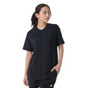 ニューバランス Athletics ジャージシ ョートスリーブTシャツ スポーツカジュアル レディスカットソー WT41501BK