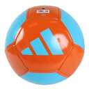 アディダス EPP クラブ5号球 サックス 色×オレンジ色 競技 サッカーボール AF5939SKOR