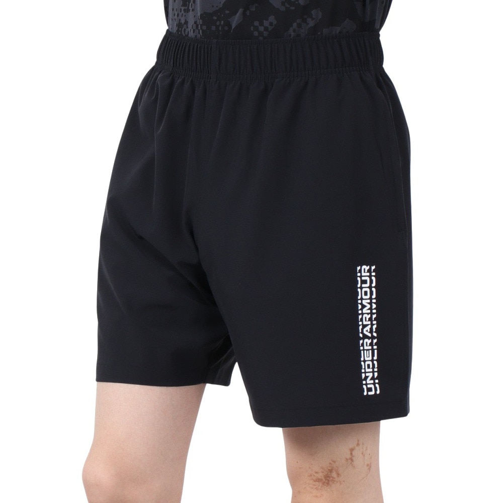 アンダーアーマー UA　WOVEN　AMP　LO　GO　SHORTS トレーニングウエア 布帛ショーツ 6003580-001