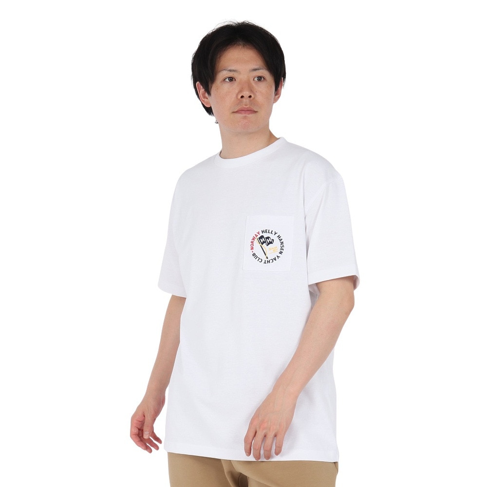 ヘリーハンセン S／Sヨットクラブティー トレッキング カットソー HH62503 CW