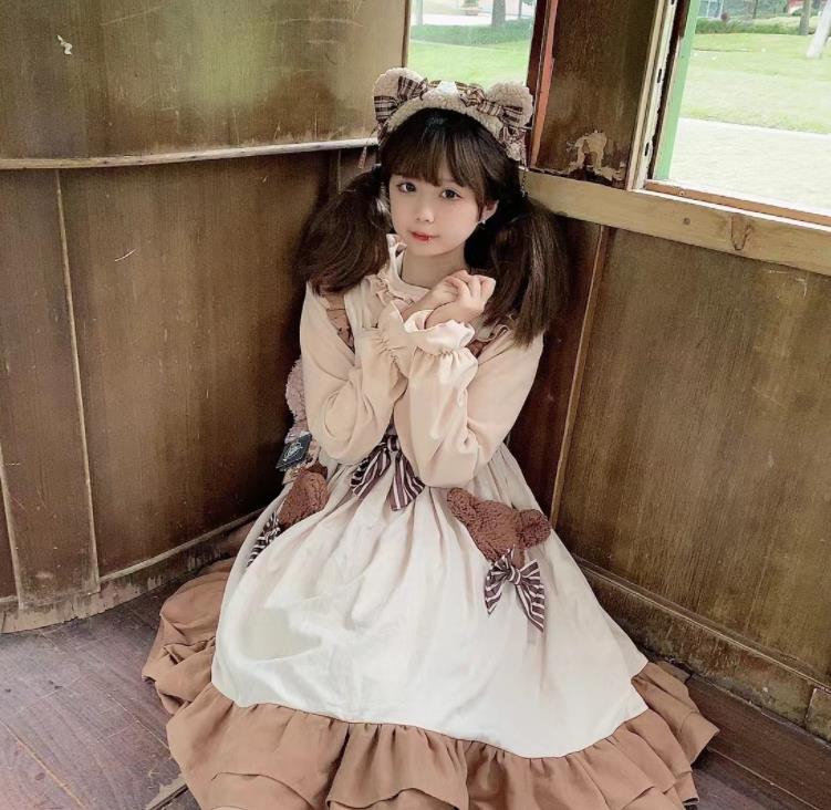 2022サスペンダースカートJSK仙气花嫁春夏ワンカラーゴスロリワンピース ロリィタ OP Lolita ロリータ コスプレ ウェディングドレス日常服ゴスロリワンピース人形師レディースフリルレース ワインカート 可愛いお嬢様姫系少女ワンピ ホワイトワンピゴージャスドレス夜明け黒