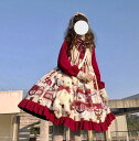 サスペンダースカート仙气花嫁春夏ワンカラーゴスロリワンピース ロリィタ OP Lolita ロリータ コスプレ ウェディングドレス日常服ゴスロリワンピース人形師...