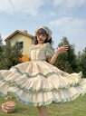 新品春夏ゴスロリワンピース ロリィタ 半袖OP Lolita ロリータ コスプレ 洋装田園風op半袖ワンピース日常服ゴスロリワンピース レディースフリルレース ...