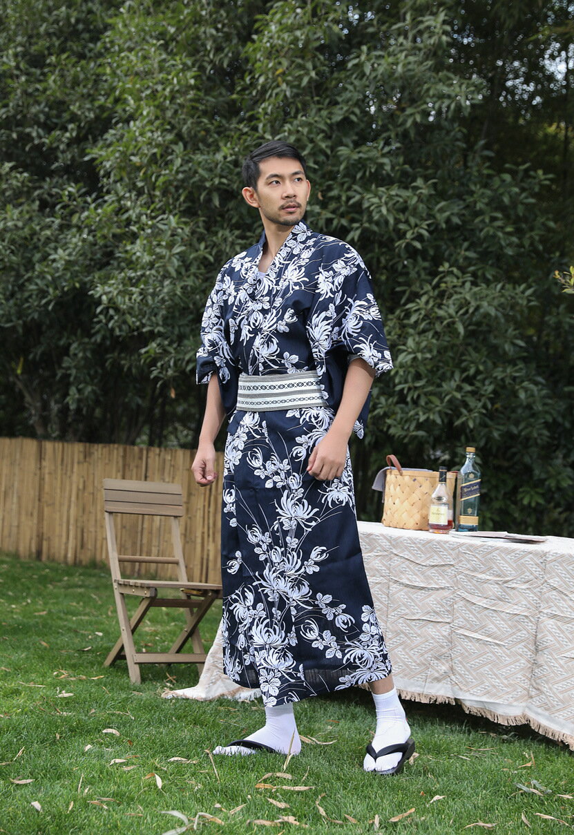 着物男性大人伝統的なフォーマル浴衣和柄着物ドレス柄ロングゴッドガール着物夏まつり浴衣和服着物お祭りリボン 夏祭り夕涼み会花火大会七夕盆踊り帯付きシリーズ和柄サテ...