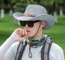 メンズ夏帽洗える折れサファリハット UV アドベンチャーハット ナチュラルカラー 帽子 メンズ 春夏 紫外線 対策 日よけ 旅行 麦藁帽子 麦わら帽子 熱中症 ...