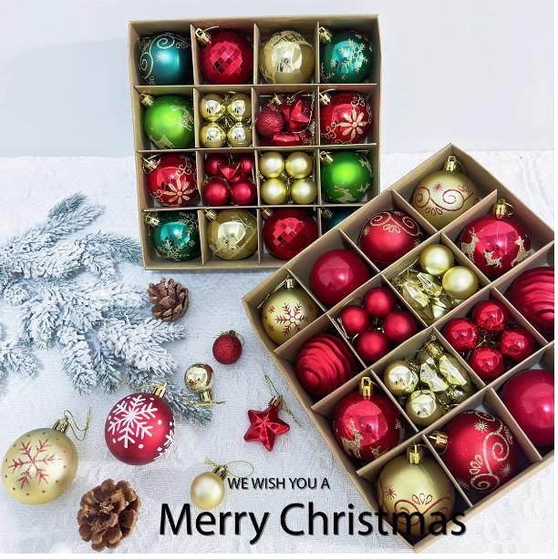 クリスマスオーナメント オーナメントセット クリスマスボールペンダント42個入シーンペンダントクリスマスツリーペンダント ツリー ク リスマス用品 クリスマス雑貨 飾り 装飾 装飾品 祝日の装い