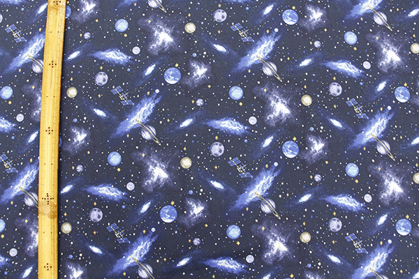 楽天市場 かっこいいオックス ｇａｌａｘｙ コットン100 オックスプリント生地 宇宙 宇宙柄 レッスンバック 入園入学 男の子 生地布地の店タケヒロヤ