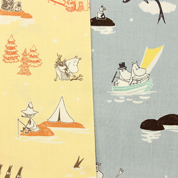 乐天商城 - ☆キャラクター☆『ムーミン』《さあ、漕ぎだそう》コットンビエラ生地/ムーミン/ミイ/MOOMIN入園入学/手芸/タケヒロヤ