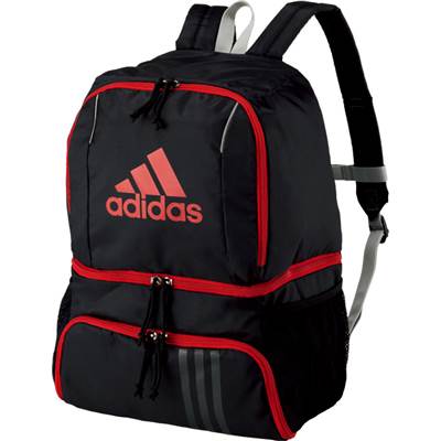 小学生サッカープレイヤー向けのサッカーバッグ♪adidas/アディダス ボール用デイパック ADP27BKR