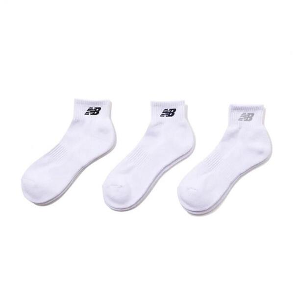 3足セットでお得なNB靴下セット！NB/ニューバランス ミッドレングス3PソックスLAS35705-WT