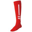 人気のサッカーソックス♪hummel/ヒュンメル プラクティスストッキングHAG7060-20レッド