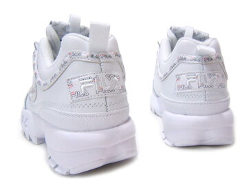 「FILAロゴ」をモノグラムで表現した厚底♪FILA/フィラ ディスラプター2マルチフラッグFILA DISRUPTOR2 F0330-0125