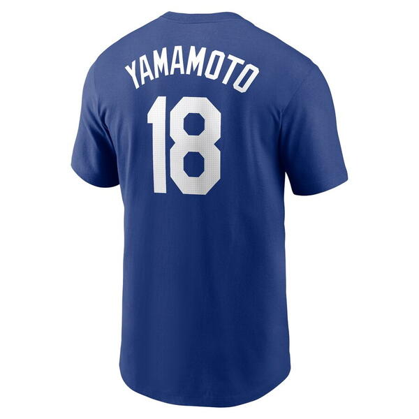 祝ワールドシリーズ2連覇＆MVPおめでとう！MLB 山本由伸18番Tシャツナイキ/NIKE ML...