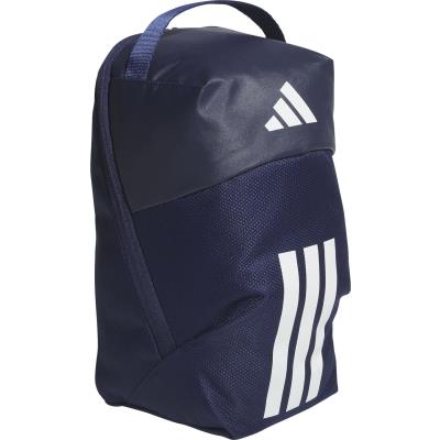 ★2026年シーズン/3月新発売！/最新作★ adidas/アディダス新作シューズバッグ 素材：ドビー 品質：ポリエステル100％ カラー：ダークブルー/紺色 サイズ：31 cm +17 cm +14 cm (M) 新たにリニューアルされたアスリート 部活生のための耐久性に優れたバックシリーズ アディダスロゴをデザインした シンプルなデザインのシューズバッグ シューズを出し入れしやすい収納部には ジッパーが付いていて上部に持ち手があり さっと掴んで持ち運べます♪ バックインバックとしてシューズ入れ 上靴/体育館シューズ・スパイク関係まで 人気のシリーズ♪ 新入学のお祝いギフトに・学校生活＆通学用 持ち運びに便利なシューズバッグとして 部活用・スポーツクラブに大活躍！！★アディダス新作バッグ到着！★ 人気のスポーツバッグ＆カジュアルバッグ勢揃い！