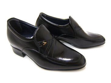 4cm+2cmのさり気ないシークレットシューズ♪NORDINI/ノルディーニ BU-3320 ブラック 紳士靴 シークレット スタイルアップ 背が高くなる靴 ビジネス 送料無料