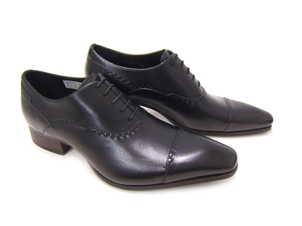 しっとりとした質感で大人の紳士靴スタイル！KATHARINE HAMNETT LONDON キャサリン ハムネット ロンドン 紳士靴 KH-31683 ブラック ストレートチップ 内羽根 ビジネス パーティー 送料無料