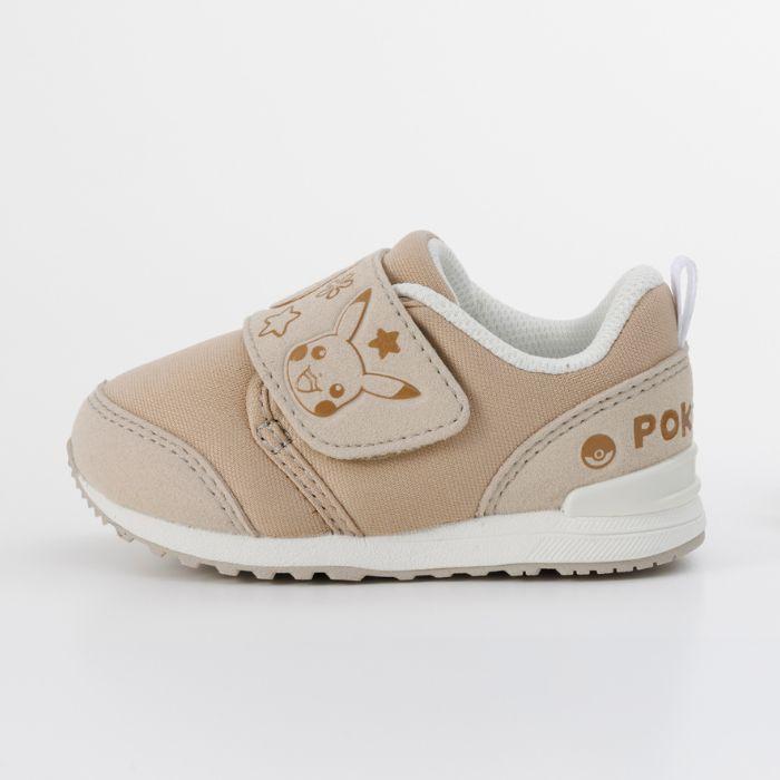 かわいいポケモンのベビーシューズ！アサヒ/Asahi ポケモンB013KC66381 ベージュ