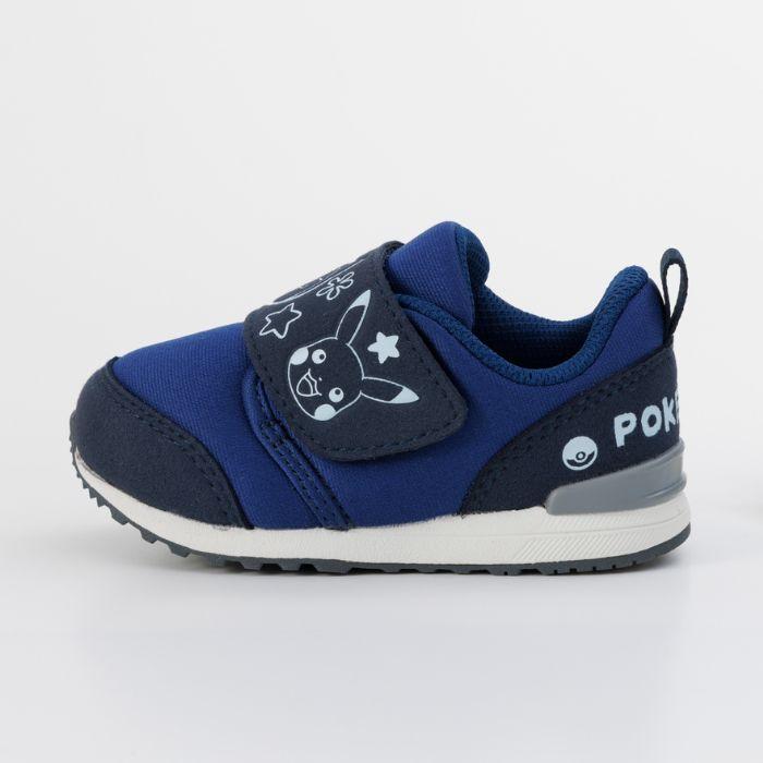 かわいいポケモンのベビーシューズ！アサヒ/Asahi ポケモンB013KC66382 ネイビー