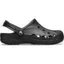 サイドにクロックスのロゴマークを切り抜いたクロックス バヤクロッグCROCS BAYA CLOG 10126-001の商品画像