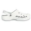 サイドにクロックスのロゴマークを切り抜いたクロックス バヤクロッグCROCS BAYA CLOG 10126-100の商品画像