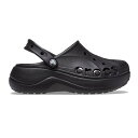 話題のクロックスの厚底サンダル♪クロックス バヤプラットフォームCROCS BAYA PLATFORM CLOG 208186-001の商品画像