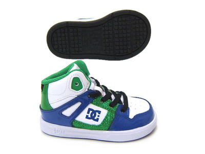ハイカットで人気のDCベビースニーカーDC SHOE ベビーリバウンドUL ADTS700021-XWBG