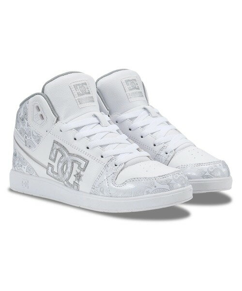 高級感のあるペイズリー柄＆シルバーの配色♪DC SHOE ユニバーシティMID SE SNDW261303-SLV